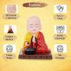 Yadava Cute Little Monk Buddha Figurine for Home Decor, Meditation & Office Desk | Small Buddha Idol for Peace, Positivity & Spiritual Corners