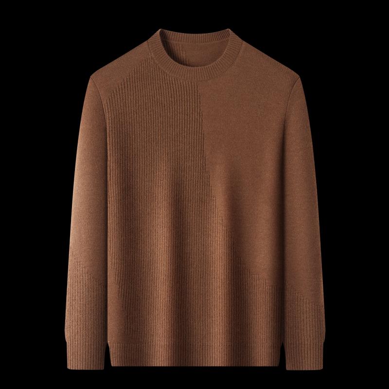 Firstview Men's Classic Casual Crew Neck Knit Sweater