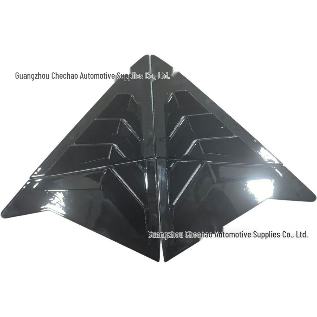 Hyundai Verna Sedan Rear Triangular Window Louvers - Mustang Style (Models 10-16)