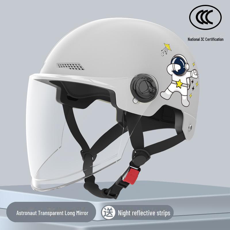 

Сертифицированный электрический аккумуляторный мотоциклетный шлем, защита от солнца, полушлем для мужчин и женщин, всесезонное использование