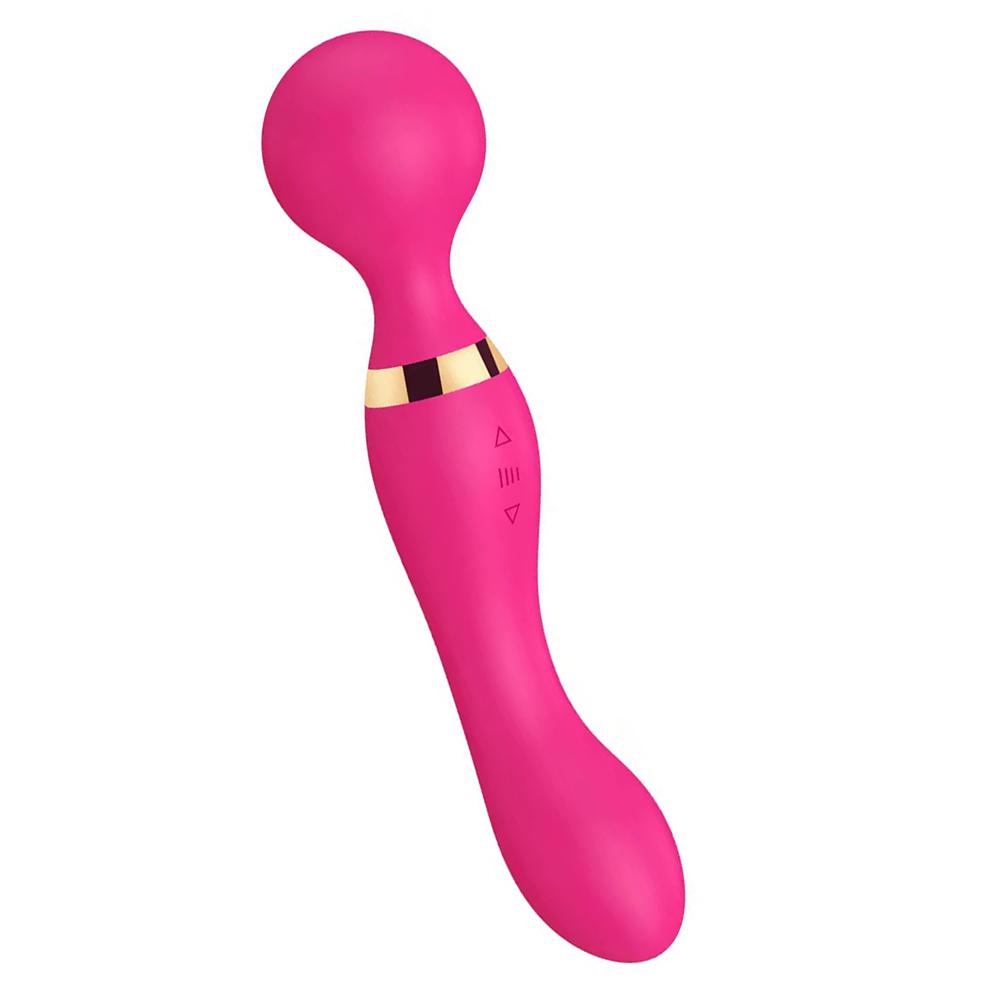 Powerful Double AV Massager Vibrator Female Magic Wand G-Spot Dildo Clitoris Nipple Stimulator for Women Sex Toys Couple Adults