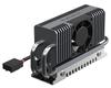 Cooler Interno para SSD ElecGear EL-80X, 2x Tubos de Calor + Dissipador de Calor Sólido de Alumínio com Ventoinha de Refrigeração PWM, Dissipação de Calor Extrema para SSDs Gen4 M.2 para Jogos