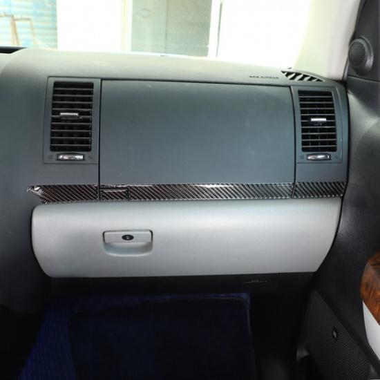 Kohlefaser Beifahrer Armaturenbrett Panel Aufkleber Streifen Für Toyot Tundra 2007-2013
