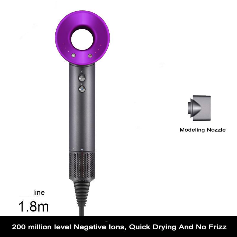Blattloser Haartrockner Negative Lon Hair Care Professinal Quick Dry 220V Home Leistungsstarker Haartrockner Constant Anion Electric Blow Dryer