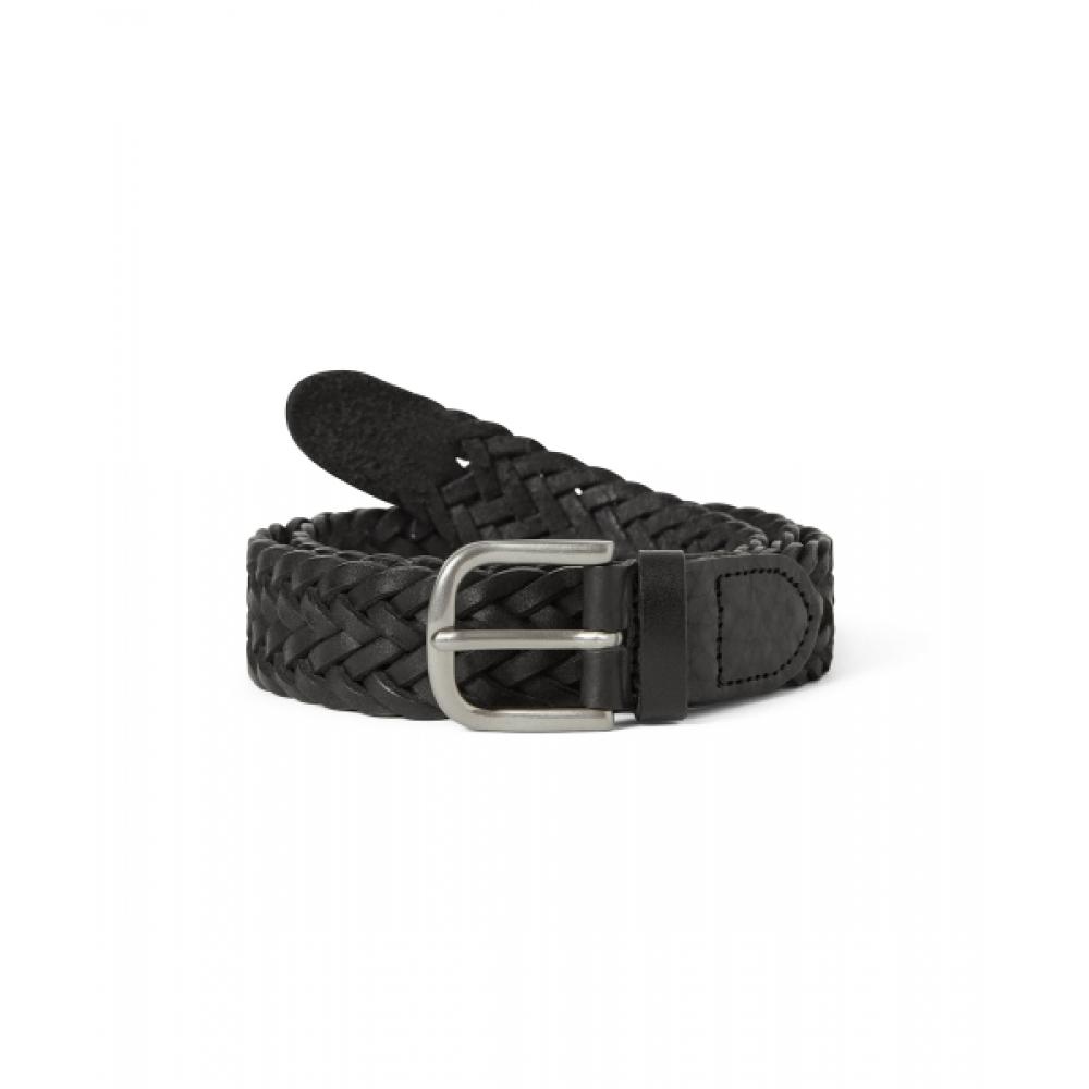 Thisisneverthat Leather Mesh Belt Black F