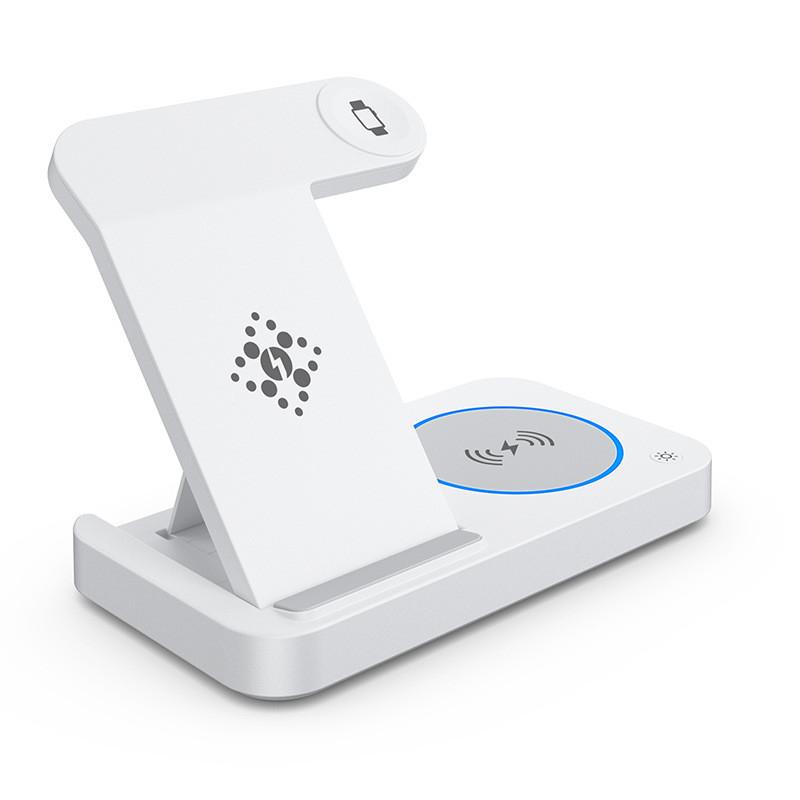

New Foldable Four-in-one Wireless Charger For Apple Watch Earphones And Phone Fast Charging 25w Power Output