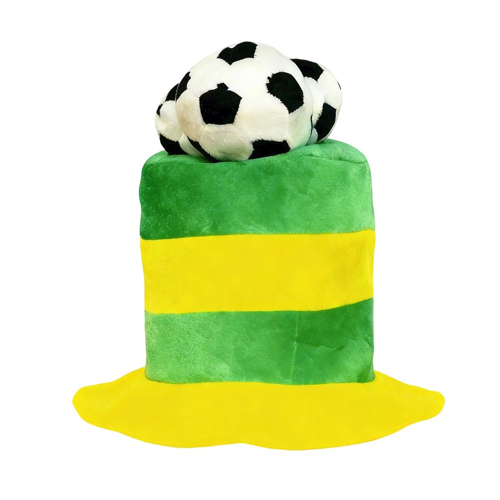 Hattar med fotbollsfanflaggtema, partyhattar, festhattar, hattar för att titta på och heja på matchen.