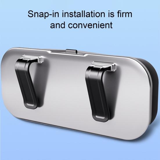 Car Sunglasses Holder Visor Clip Hard Shell Glasses Storage Box Auto Eyeglasses Organizer Sun Visor Sunglasses Case Easy Install Car Glasses Bracket