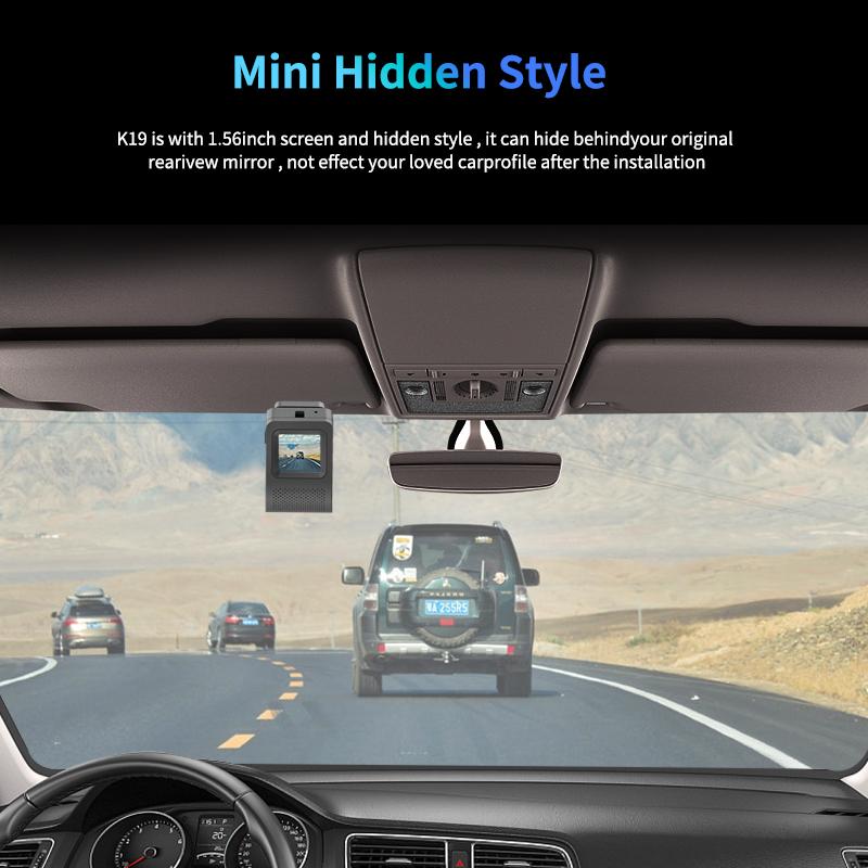 HD Mini DashCam Car DVR 4G WIFI GPS 1080P APP Live Night Vision G-sensor 2Way 24Hours Parking Monitor Video Recording