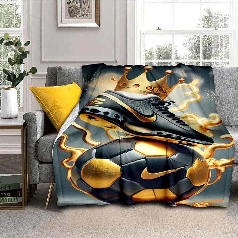 Pătură de flanel cu model Cristiano R-Ronaldo CR7, pătură multifuncțională pentru cadou de sărbători Pături calde și moi toate anotimpurile