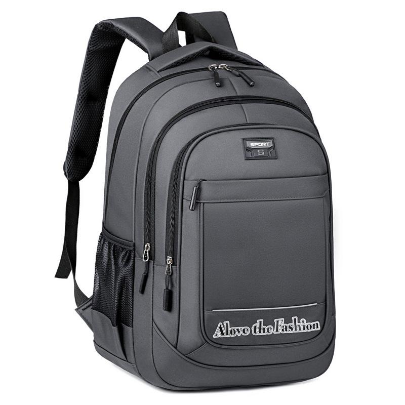 Student Large Capacity Travel Backpack With Letter Embossing Design Teens For