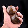 50mm Natural Polished Nuwa Stone Crystal Ball Specimen Healing Health Exercise Stress Handball 1Pairs