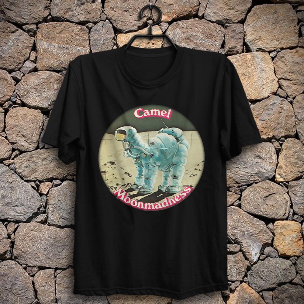 Vintage Moonmadness by Camel T-Shirt Colin Bass Andrew Latimer Denis Clement Unisex T-Shirt S 1990₽