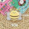 Colorful Cartoon Bee Kids' Shoes, Socks, and Girly Heart Hair Clips