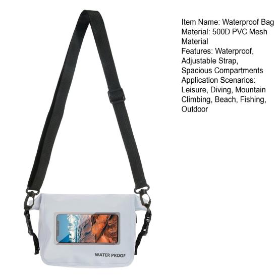 3L Waterproof Dry Bag for YETI Cooler Large Capacity Adjustable Strap Spacious Compartments Camera And Fishing Gear Protection Pouch Rainproof