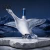 Decorative Liquor Bottle Goose Bird Shape Whiskey Decanter 3D Glass Animal Bar Cabinet Decor for Display 350ml Art Wine Dispenser Home Design