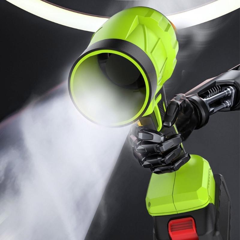 High Execution 21V Handheld Air Blower With 750g Wind Pressure And 130 Cubic Meters Per Moment Output For Outdoor Cleaning