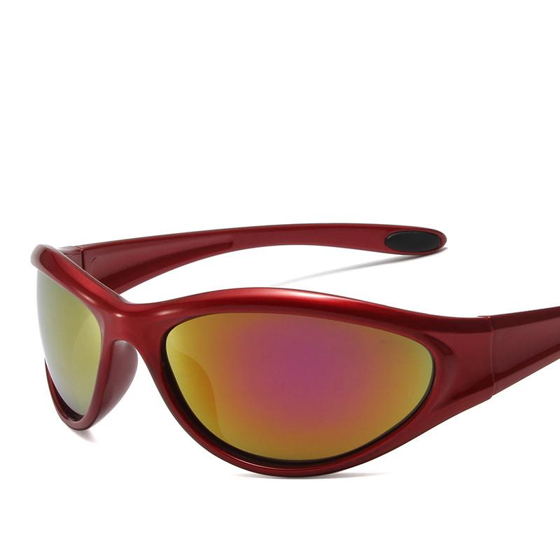 Fashion New Style Y2K Sports Sunglasses Retro Ladies Outdoor Cycling Hip-Hop Uv Protection Sun Glasses