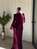 Elegant Retro Long Sleeve Autumn Dress for Women - 2026 European American Style