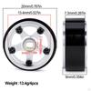 -quality, , Easy-to-install Aluminum Alloy Wheels with Hubs for 1/30 Scale RC SCX30.