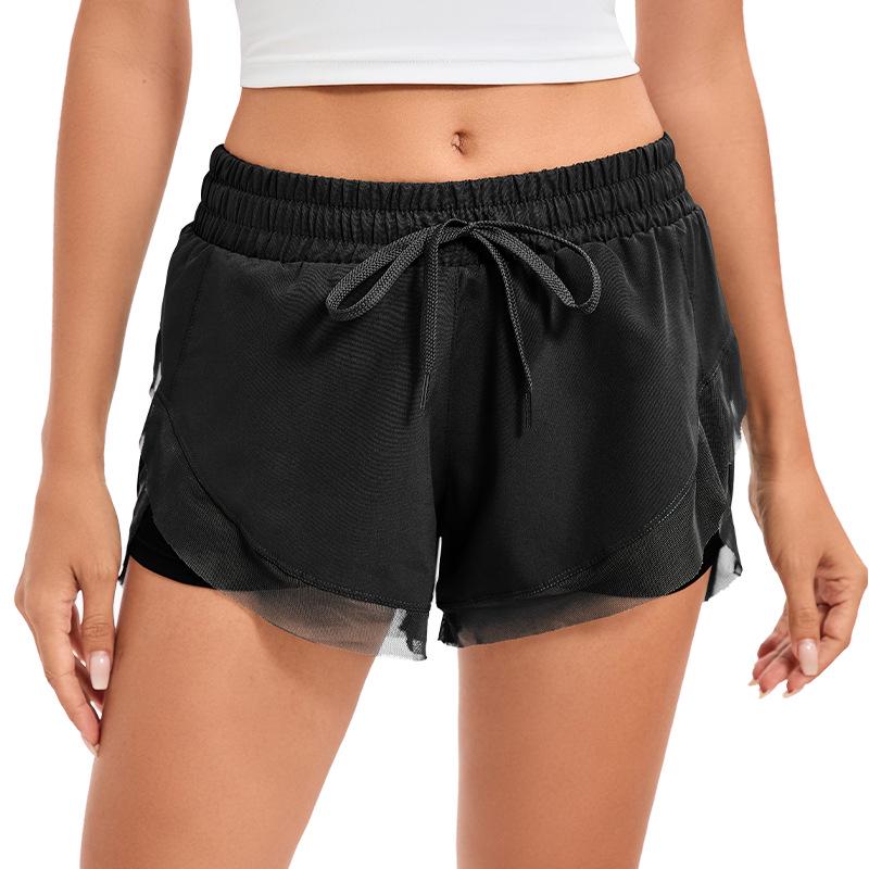 Women's Summer Three-Quarter Yoga & Running Shorts – Loose, Anti-Exposure, Slim-Fit, Hip-Lifting Elastic Fitness Pants