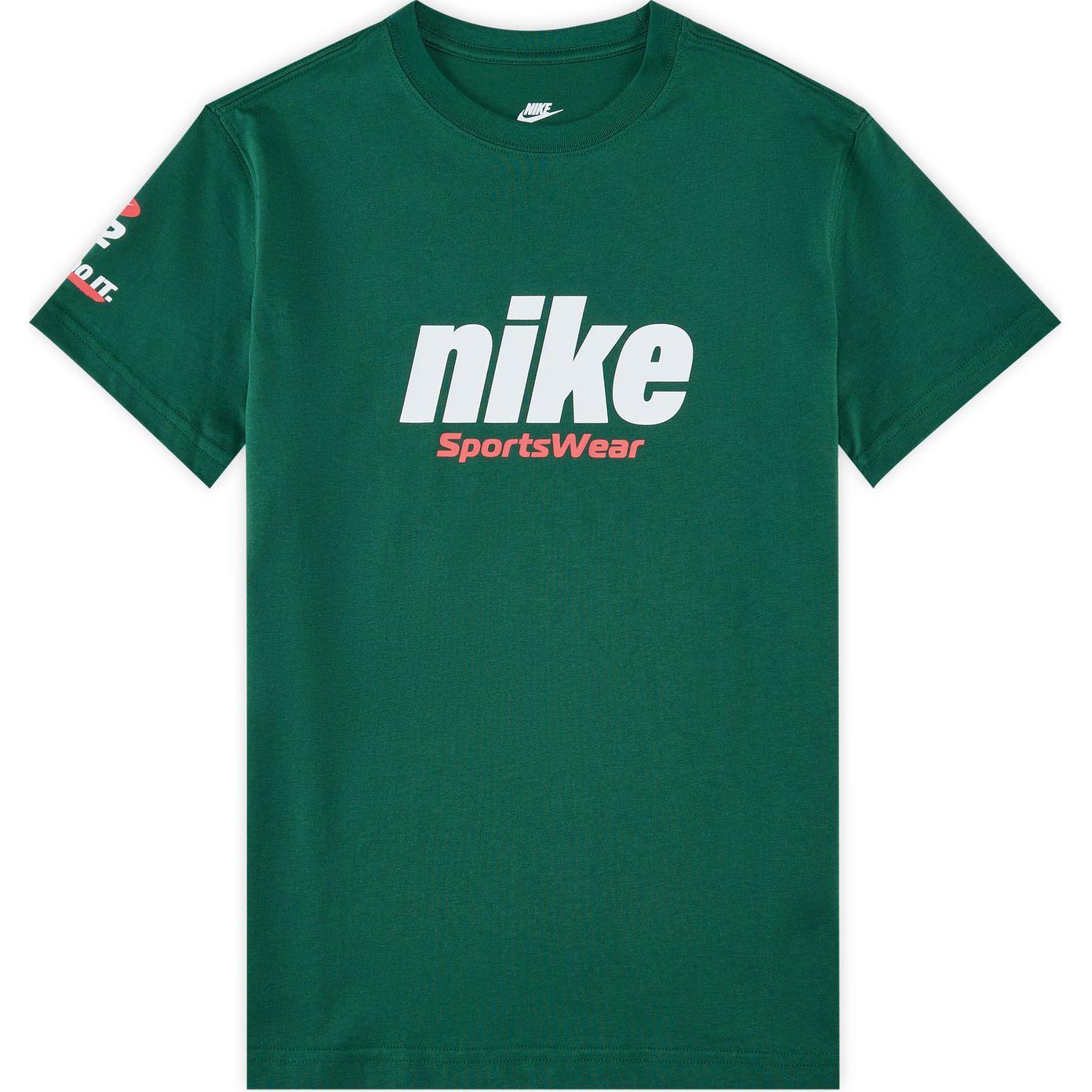 Nike Sportswear T Shirt Canyon Green Kids HQ1565-341 XL