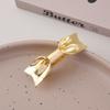 3pcs Metal Cutout Hair Clip Duck Beak Clip Square Clip Pearl Clip Diy Hair Accessories