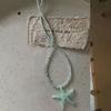 Seaside Vacation Wind~ Dopamine Color Starfish Necklace Female Y2K Sweet Cool Spice Girl Clavicle Niche Versatile Accessories