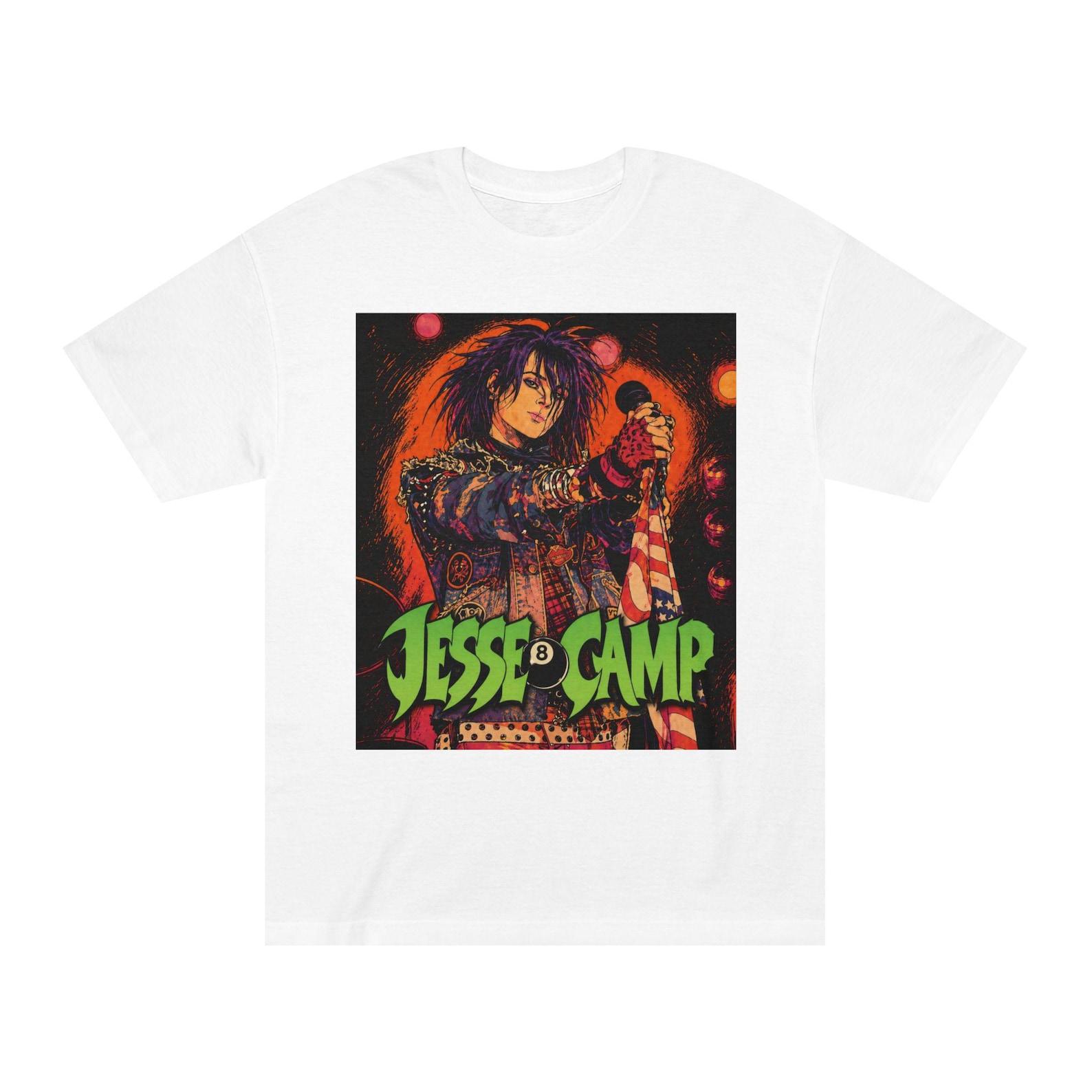 Jesse Camp Graphic Tee | Retro Rock Portrait, 90s Grunge Band Shirt XL