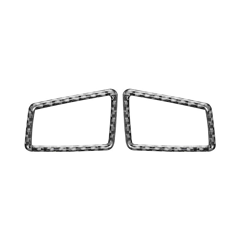 For BMW 3 Series E90 2005-2012 Accessories Carbon Fiber Interior Car Dashboard Air Outlet Decoration Frame Trim Cover Stickers