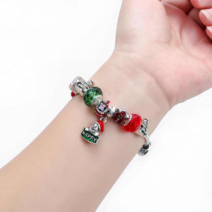 Bracelet de Noël Père Noël perlé Bijou DIY Cadeau
