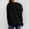 Puma Rebel Crew Sweat FL Printed Casual Fleece Warm Round Neck Pullover Sweatshirt Women Sweatshirt Black 581628-01