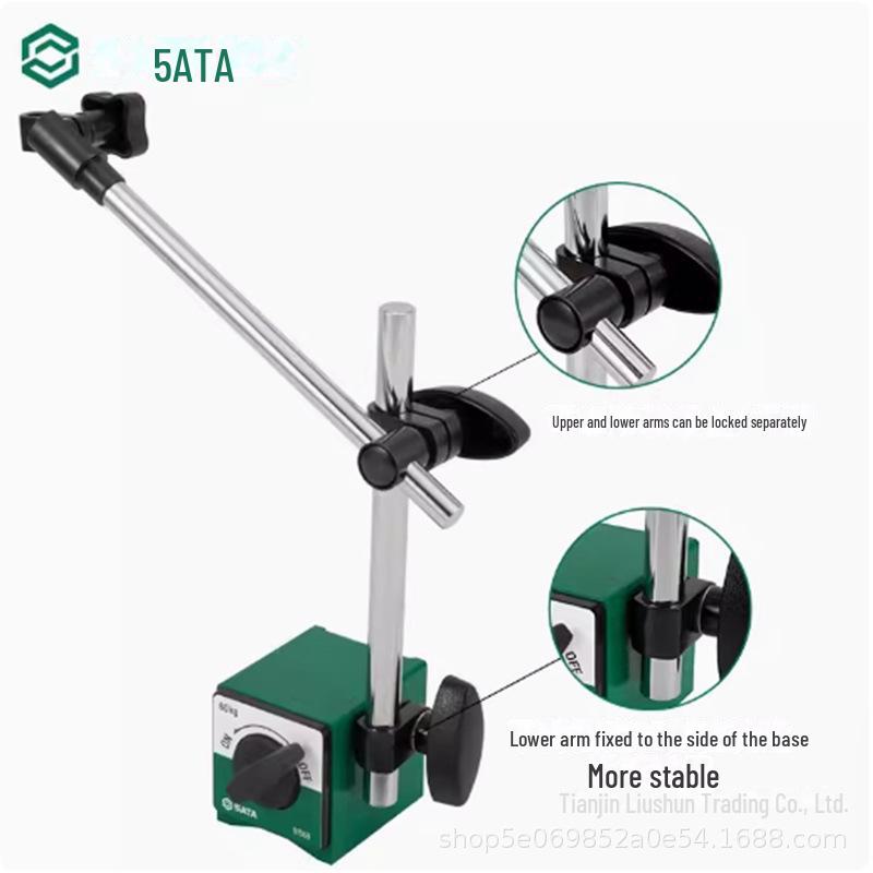 Shida 91566 Universal Magnetic Dial Indicator Bracket with Switchable Base
