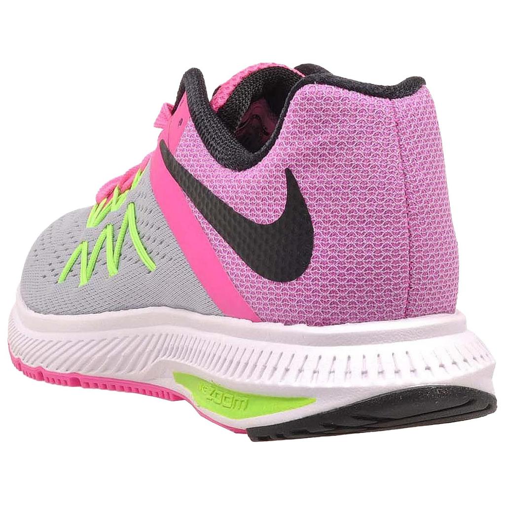 Nike Zoom Winflo 3 Breathable Lightweight Running Shoes Women's Gray Pink Black 831562-003