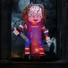 Chucky Brickheadz Baustein-Set aus dem Film Childs-Play, Horrorfiguren Modellspielzeug für Halloween-Geschenke(494 STÜCK)