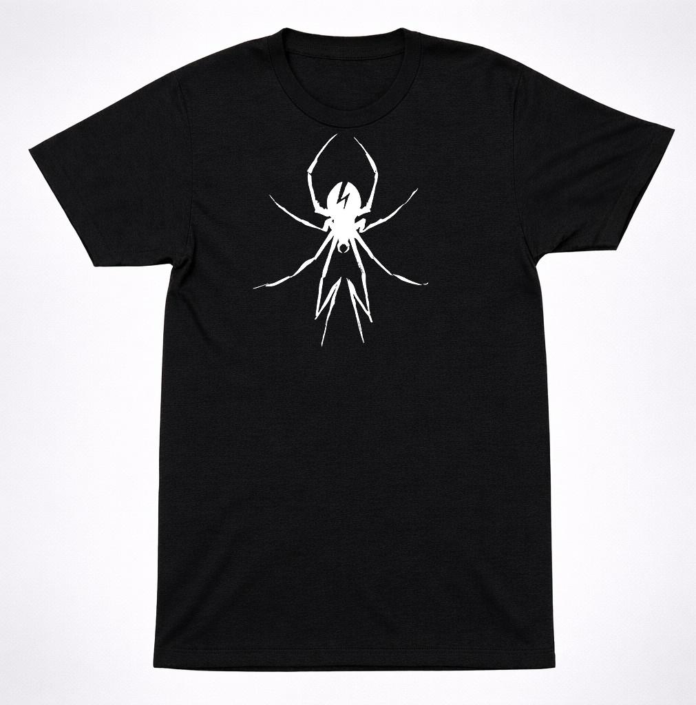 T-shirt My Chemical Romance Logo Araignée Suspendue Emo Rock Band Classique