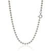[Cloud-jewelry] 2.5mm  42cm Ball Chain Necklace, Sterling Silver 925