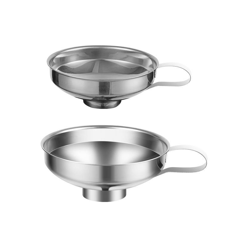 Gold Stainless Steel Wide Mouth Funnel for Jam, Beans, and Pickles