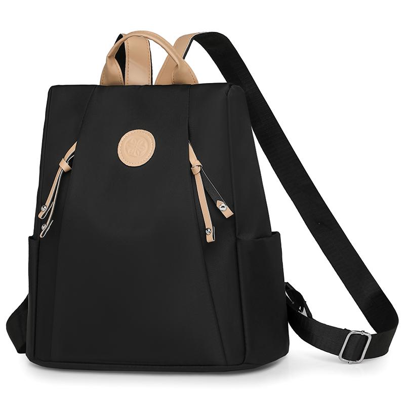 Anti-theft Backpack Women's Waterproof Oxford Cloth Backpack Lightweight Outdoor Travel Bag Student Schoolbag