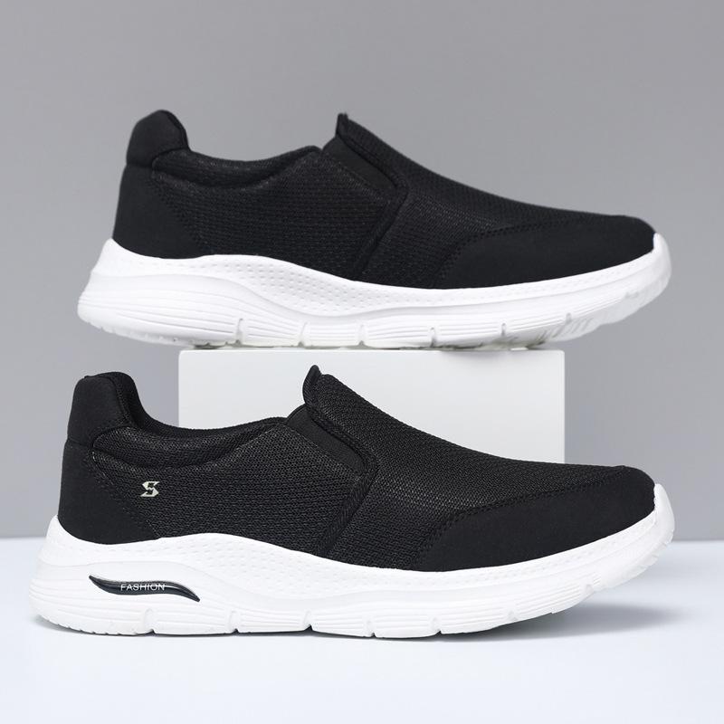 Herrenschuhe lässige Mode Frühling neue Mesh atmungsaktive Schuhe Walking weiche Sohle leichte Laufschuhe