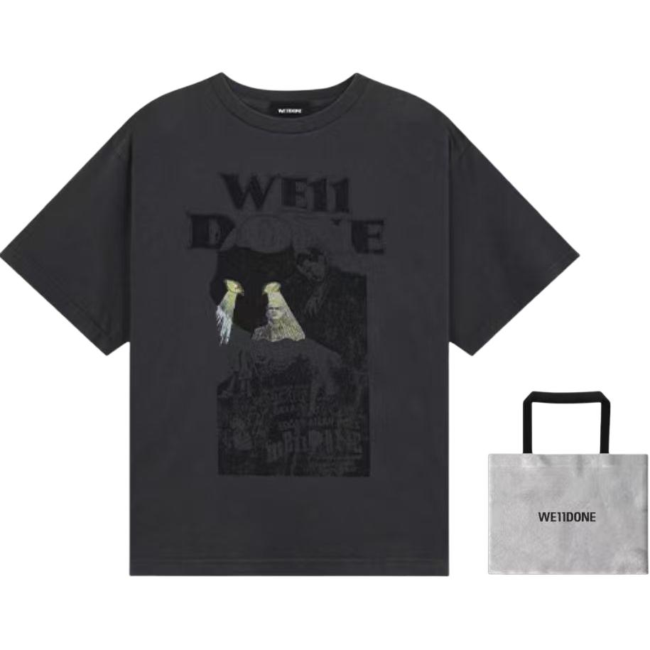WE11DONE T-Shirts Unisex Crew Neck WD-TT2-25-777-U-CH