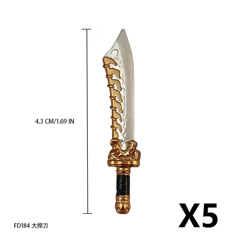 MOC Medieval Building Block Soldier Figure Weapon Accessories Battle Axe Bow Arrow Sword Sheath Shield Assembly Puzzle Brick Toy
