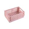 Storage Basket Collapsible Large Capacity Plastic Foldable Home Crate Box for Daily Used