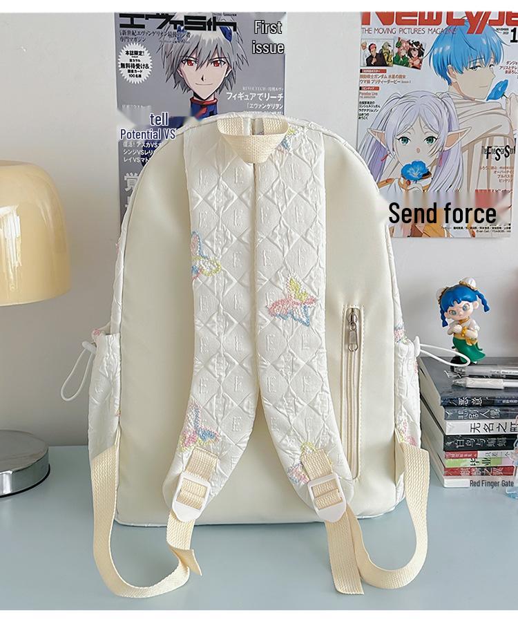 Japanese-Style Large Capacity Schoolbag for Girls - Versatile Backpack for College, High School, and Junior High Students
