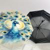 1PC Peacock Feathers Automatic Open/Close Umbrella Compact Folding Umbrella with 8-Rib Shaft lightweight esign, Fashion Lovers1250A