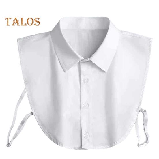 

Взрослый ложный воротник с лацканами, однобортный накладной воротник, регулируемый ремень, однотонный деловой воротник внутри офисной работы, искусственный воротник рубашки 40 белый