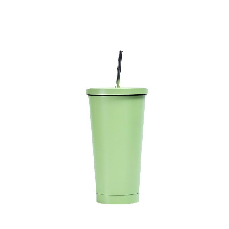 Stainless Steel Mug Large Capacity with Suction Cup Portable Outdoor Car Mug Simple Solid Design
