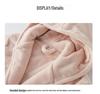 Matching Couple Hooded Flannel Bathrobes - Thick, Long Coral Fleece for Autumn/Winter