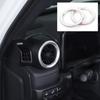 Silver Aluminum Side Air Vent Trim Rings For Toyota Land Cruiser Prado LC250 24+