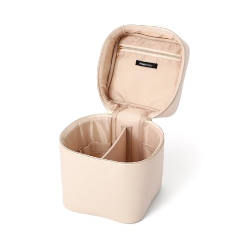 Francfranc Wave Shape Vanity Pouch, Small, Ivory, Makeup Pouch, Accessory Case